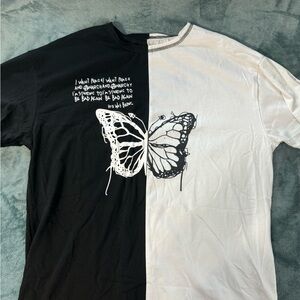 Black and white sons of anarchy shirt